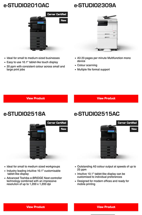 Toshiba MFD's Deniliquin